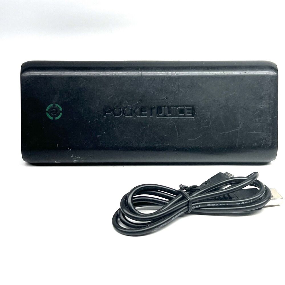 Tzumi PocketJuice 20000 mAh Black Portable Universal Fast Ion Charger Power Bank